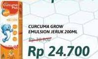 Promo Harga CURCUMA PLUS Emulsion Suplemen Makanan Jeruk 200 ml - Alfamidi