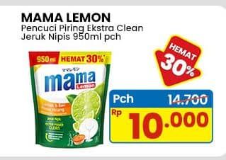 Promo Harga Mama Lemon Cairan Pencuci Piring Jeruk Nipis 950 ml - Indomaret