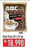 Promo Harga ABC Kopi per 20 pcs 31 gr - Hypermart