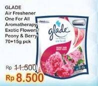Promo Harga GLADE One For All Exotic Flower, Peony Berry Bliss 85 gr - Indomaret