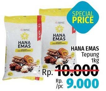 Promo Harga Hana Emas Tepung 1 kg - LotteMart
