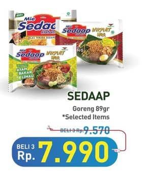 Promo Harga Sedaap Mie Goreng 89 gr - Hypermart