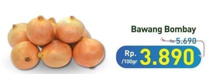 Promo Harga Bawang Bombay per 100 gr - Hypermart