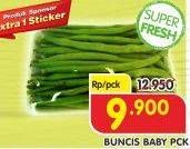 Promo Harga Buncis Baby  - Superindo