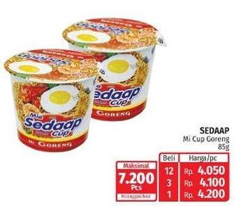 Promo Harga SEDAAP Mie Cup Goreng 85 gr - Lotte Grosir