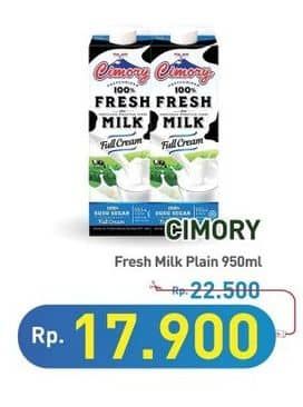 Promo Harga Cimory Fresh Milk Full Cream 950 ml - Hypermart