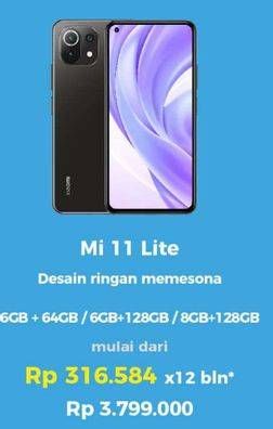 Promo Harga XIAOMI Mi 11 Lite  - Erafone