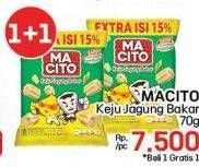 Promo Harga Macito Keju Jagung Bakar Snack 70 gr - LotteMart