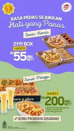 Promo Harga 2 MyBox  - Pizza Hut