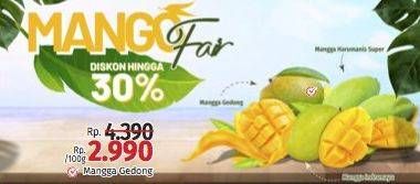 Promo Harga Mangga Gedong/Mangga Harum Manis Super/Mangga Indramayu  - LotteMart