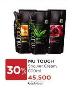Promo Harga Mutouch Shower Cream 800 ml - Watsons