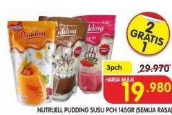 Promo Harga NUTRIJELL Pudding All Variants per 3 pouch 145 gr - Superindo