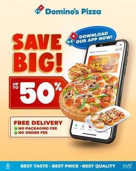 Promo Harga Save Big up to 50%  - Domino Pizza