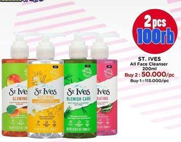 Promo Harga St Ives Face Cleanser All Variants 200 ml - Watsons