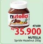 Promo Harga Nutella Jam Spread Chocolate Hazelnut 200 gr - Alfamidi