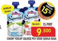 Promo Harga Cimory Squeeze Yogurt All Variants 120 gr - Superindo