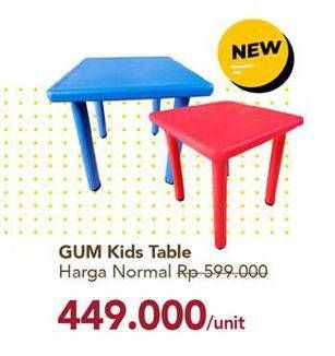 Promo Harga TRANSLIVING Gum Kids Table  - Carrefour