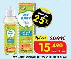 Promo Harga My Baby Minyak Telon Plus 60 ml - Superindo