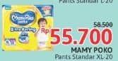 Promo Harga Mamy Poko Pants Xtra Kering XL20 20 pcs - Alfamidi