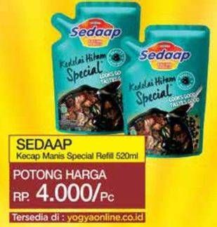 Promo Harga Sedaap Kecap Manis Kedelai Hitam Special 550 ml - Yogya