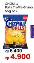 Promo Harga Chizmill Balls Grana Truffle 55 gr - Indomaret