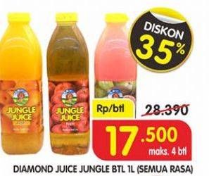 Promo Harga DIAMOND Jungle Juice All Variants 1000 ml - Superindo