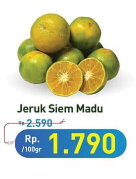 Promo Harga Jeruk Siam Madu per 100 gr - Hypermart