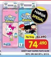 Promo Harga Sweety Silver Pants Boys Girls L28 XL26  - Superindo