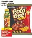 Promo Harga Potabee Snack Potato Chips All Variants 68 gr - Alfamart