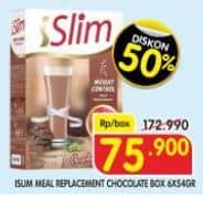 Promo Harga Islim Meal Replacement Chocolate per 6 sachet 54 gr - Superindo