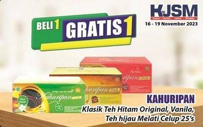Promo Harga Kahuripan Klasik Teh Hitam Celup Melati, Vanilla per 25 pcs 2 gr - Hari Hari