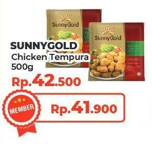 Promo Harga Sunny Gold Chicken Tempura 500 gr - Yogya