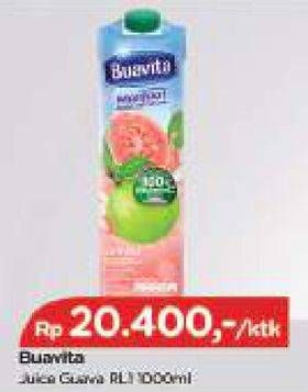 Promo Harga BUAVITA Fresh Juice Guava 1000 ml - TIP TOP