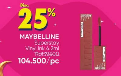 Promo Harga Maybelline Superstay Vinyl Ink  - Guardian