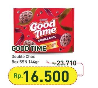 Promo Harga Good Time Cookies Chocochips Double Choc 144 gr - Hypermart