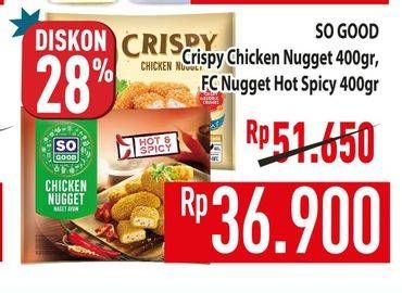 Promo Harga So Good Crispy Chicken Nugget/Nugget  - Hypermart