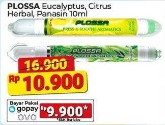 Promo Harga Plossa Aromatics Eucalyptus, Citrus, Panasin 10 ml - Alfamart