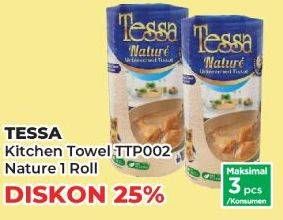 Promo Harga Tessa Nature Unbleach Tissue Towel TTP02 100 pcs - Yogya