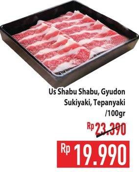 Promo Harga US Shabu Shabu, Gyudon, Sukiyaki, Tepanyaki  - Hypermart