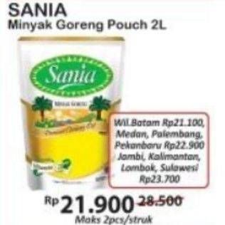 Promo Harga SANIA Minyak Goreng All Variants 1000 ml - Indomaret