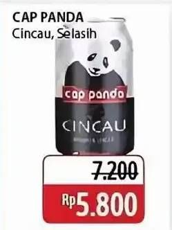 Promo Harga Cap Panda Minuman Kesehatan Cincau, Cincau Selasih 310 ml - Alfamidi
