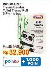 Promo Harga Indomaret Bamboo Toilet Tissue 4 roll - Indomaret