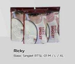 Promo Harga Ricky Basic Singlet RTSL-01  - TIP TOP