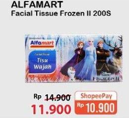 Promo Harga ALFAMART Facial Tissue Frozen 200 pcs - Alfamart