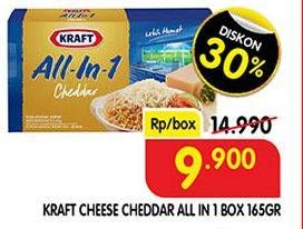 Promo Harga KRAFT All in 1 Cheddar 165 gr - Superindo