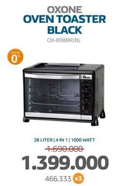 Oxone Oven Jumbo OX-898BR  Diskon 17%, Harga Promo Rp1.399.000, Harga Normal Rp1.690.000, Cicilan Rp. 466.333 x 3