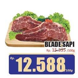 Promo Harga Daging Blade per 100 gr - Hari Hari