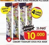 Cimory Yogurt Stick 40 gr Diskon 16%, Harga Promo Rp10.000, Harga Normal Rp11.960