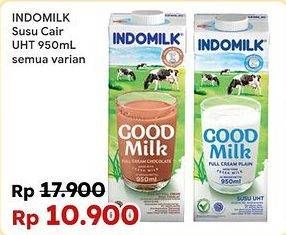 Promo Harga Indomilk Susu UHT All Variants 950 ml - Indomaret