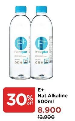 Promo Harga E Eternal Plus Alkaline Mineral Water 500 ml - Watsons